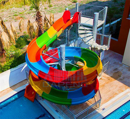 Bom preço. O anti ultravioleta desvanece a corrediça de água colorida da fibra de vidro da corrediça de água da piscina on-line
