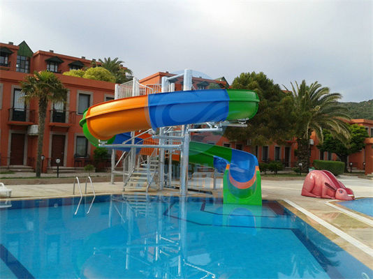 Bom preço. corrediça da piscina da fibra de vidro da corrediça de água de 3.5M Private Commercial Size para adultos on-line