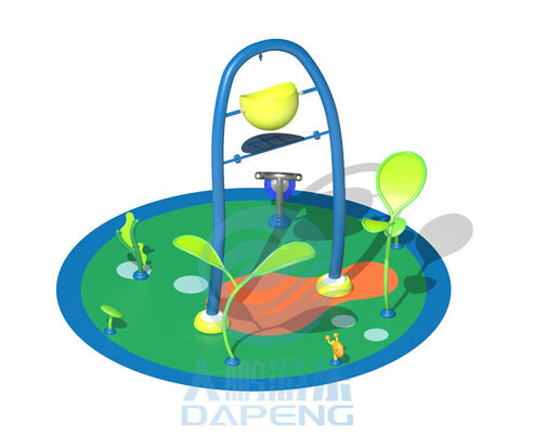 Bom preço. 50 ㎡ Design de parque aquático infantil com almofada de respingos de água, parque de spray com piso EPDM on-line
