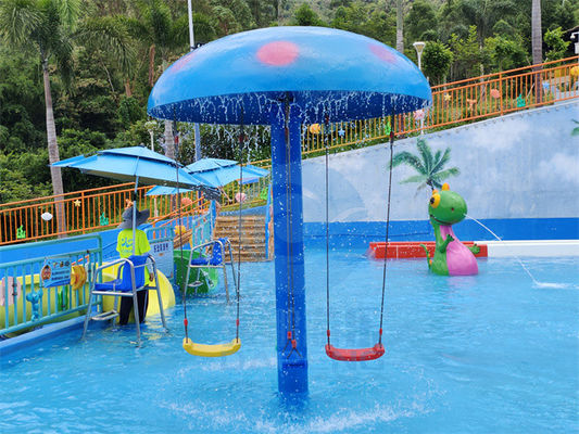 Grupo do balanço do cogumelo da água da fibra de vidro dos jogos de Aqua Park Equipment Kids Pool
