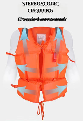 EPE espumam veste de vida comercial nadadora alaranjada do parque da água dos revestimentos de vida para adultos e crianças