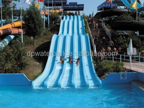 Corrediças múltiplas da fibra de vidro da água de Aqua Park Equipment Colorful Custom para a piscina/casa comerciais