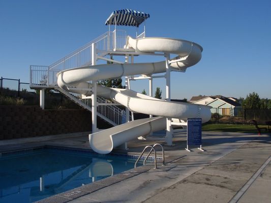 Piscina privada brinquedos de fibra de vidro escorregador de água parque de diversões jogos passeios jardim de infância interior
