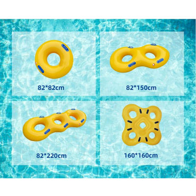 Bom preço. Anel de natação de plástico amarelo espessado Kayak para parque aquático Slide Play on-line