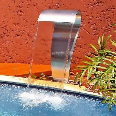 Bom preço. Acessórios de piscinas de metal SPA Cabeça de fonte de aço inoxidável Cascata Cachoeira exterior on-line