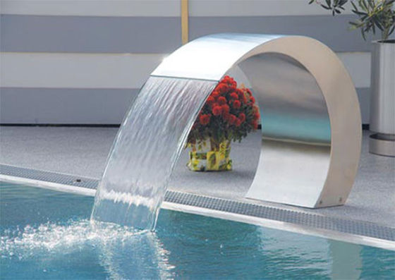 Bom preço. SPA Acessórios de piscina Equipamento de massagem Aço inoxidável Conjunto completo Fonte de cascata on-line