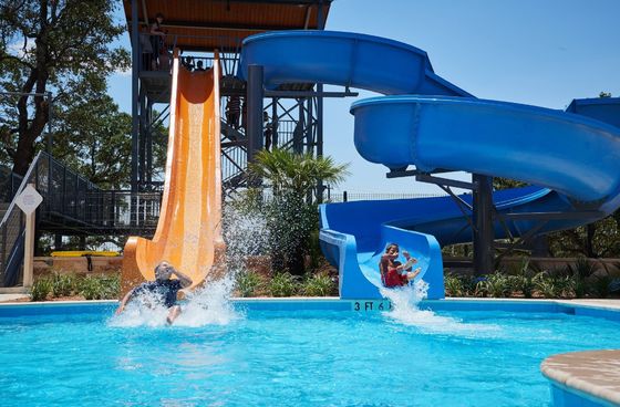OEM Parque aquático de diversões Equipamento de natação infantil Fibra de vidro Slide