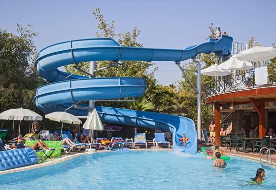 Parque temático de diversões aquáticas Piscina Slide de fibra de vidro para crianças Jogar cor personalizada