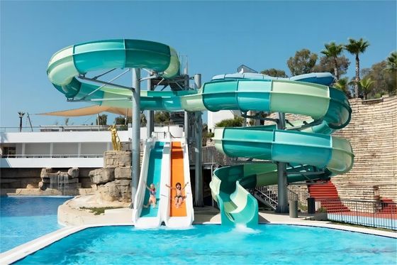 5 pessoas piscina de fibra de vidro escorrega de água passeio de parque crianças acessórios