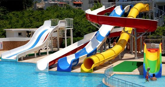 Equipamento de Parque Aquático Parque de Jogos Fibra de Vidro Slide Set Para Crianças