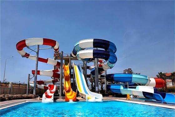 Jogos aquáticos para crianças Deslizamento aquático Para parque de diversões 18,5Kw