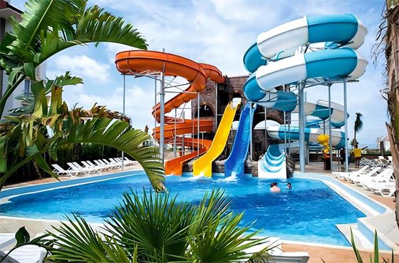 18.5Kw Equipamento de Área de Jogos Aquáticos Largo deslizamento de piscina Acessórios de Jogos ao Ar Livre