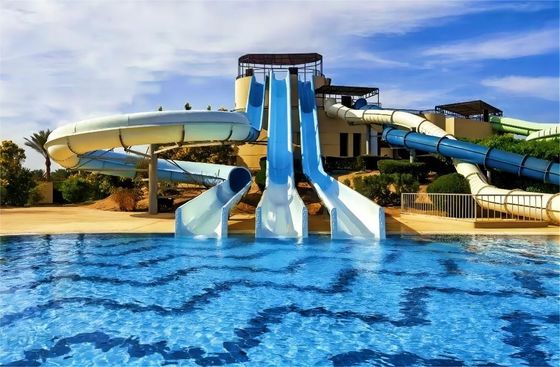 OEM Parque de diversões infantil Passeios de aventura Acessórios Fibra de vidro escorrega de água