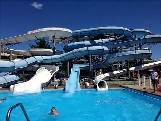 OEM Parque aquático comercial ao ar livre Parque de jogos Slide de fibra de vidro para crianças