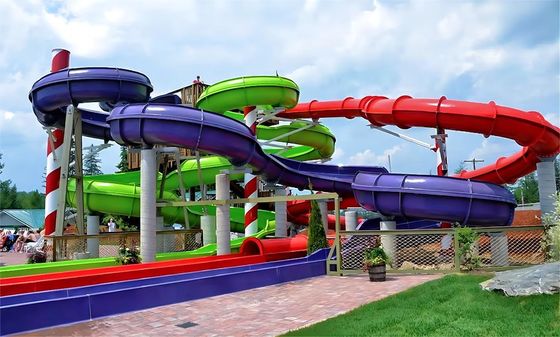 ODM Parque de diversões ao ar livre Passeios Jogos aquáticos Fibra de vidro Slides Preços
