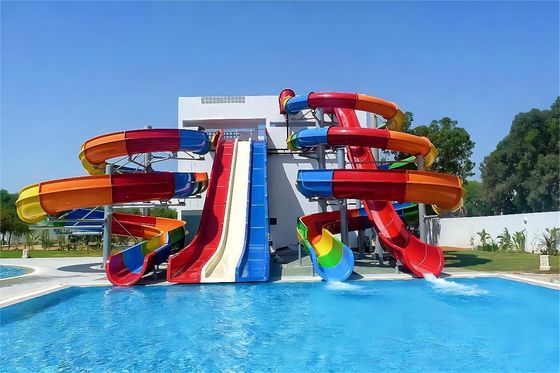 Parque aquático de aço galvanizado Slide Atração Jogos Equipamento de jogos para crianças