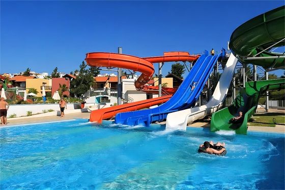 Piscina acima do solo Slide de fibra de vidro Jogos aquáticos para crianças