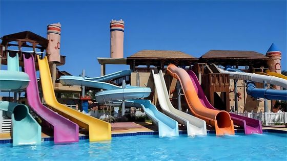 ODM 12mm espessura de fibra de vidro Slide Parque aquático de diversões Produtos