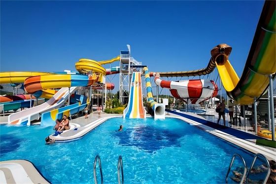 OEM Crianças fora de entretenimento Piscina Passeio Fibra de vidro escorrega de água