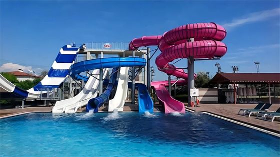 Bom preço. Slides de fibra de vidro de piscina privada on-line