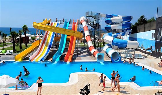 ODM Adultos Parques aquáticos Produtos de Fibra de vidro Slide para venda