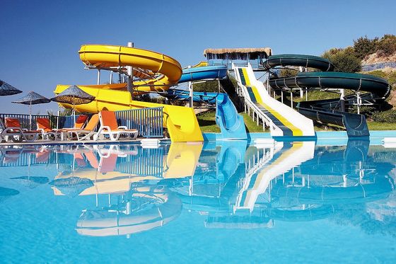 ODM Outdoor Kids Spray Playground Jogos Aquáticos Piscina Equipamento Desportivo Espiral Slides