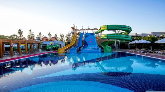 Jogos aquáticos Parque de diversões Equipamento de brinquedo de fibra de vidro Slide para adultos