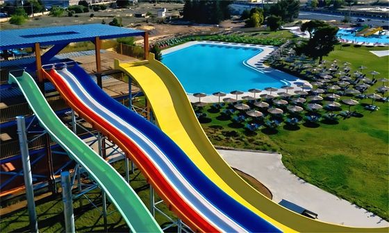 ODM Equipamento de parque infantil para adultos ao ar livre Piscina Tubos de água deslizantes acima do solo