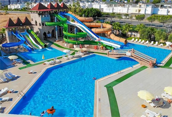Produtos de parque de diversões Slide aquático de fibra de vidro para crianças