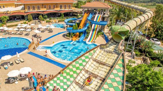 Parques de diversões ao ar livre Tubos de água de fibra de vidro