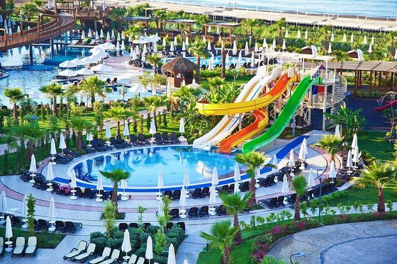 ODM Área de Jogos ao Ar Livre Piscina Jogos Equipamentos De Slides De Água Espiral Gigante