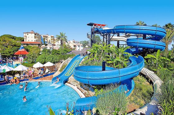 Equipamento de parque de diversões para crianças Piscina Slide de água de fibra de vidro