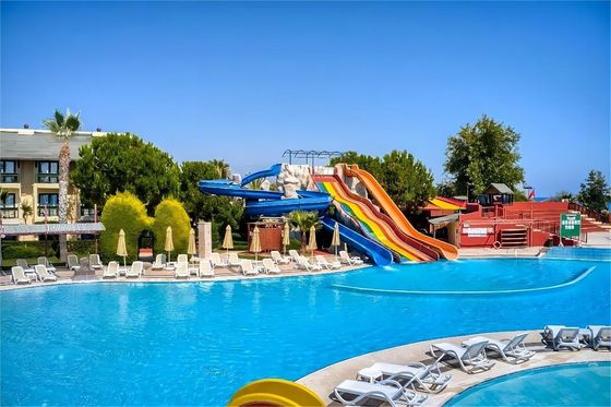 Equipamento do parque aquático infantil piscina escorrega de água de fibra de vidro