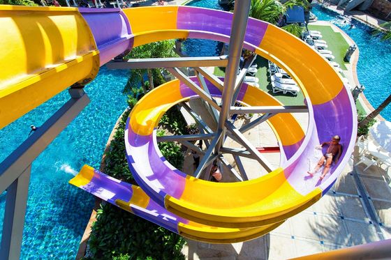 Equipamento de playground para crianças piscina de fibra de vidro Jogos aquáticos Ride Kids Water Slide