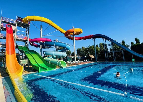 Piscina do parque aquático Slide de água de fibra de vidro personalizado