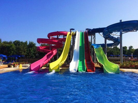 Crianças Piscina Passeios De Jogos Na Água Equipamento De Fibra De Vidro Slide