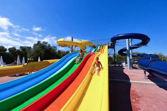 ODM Parque Aquático Dapeng Crianças Piscina Equipamento de Jogos Fibra de vidro Slide