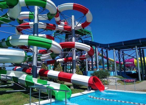 ODM Guangdong Dapeng Amusement Technology Co Ltd Park Pool Games Ride Kid Playground Toboágua de fibra de vidro