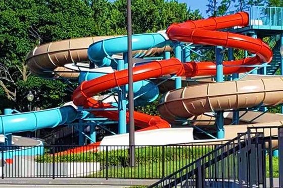 Grande Parque Aquático ao Ar Livre Fibra de Vidro Crianças Joguem Passeios de diversão Parque de Jogos Fibra de Vidro Slides de Água Para Crianças