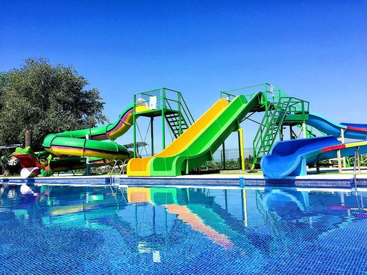 Parque Aquático Crianças Equipamento de Jogos Aquáticos Conjunto de Tubos Espiral de Água para Crianças