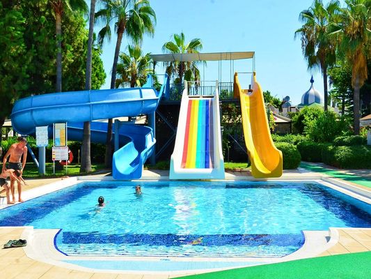 Parque de Jogos Aquáticos ao Ar Livre Crianças Equipamento personalizado com Slide Set de Fibra de Vidro