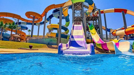 Parque de diversões aquáticos para crianças ao ar livre Piscina de água de fibra de vidro