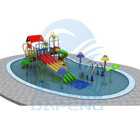 ODM Children Water Park Set Design Playground Slide gigante com pad de água para crianças