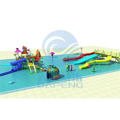 Bom preço. Parque de diversões aquático ao ar livre Set de playground para crianças Grupo de escorregas de fibra de vidro on-line