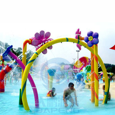 Parque aquático ao ar livre Desportos aquáticos Piscina de diversões Pad de água de borbulha Sprinkler de flores