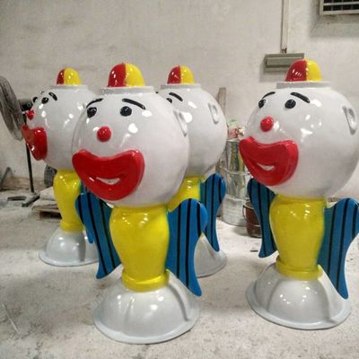Parque aquático para crianças equipamento de água para água grande cabeça palhaço para crianças piscina