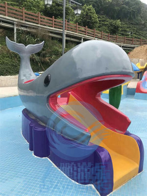 Bom preço. Jogos aquáticos para crianças Parque aquático com piscina Passeios de baleia Fibra de vidro escorrega aquática on-line