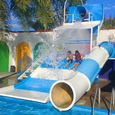 Água Parque de diversões Espray Instalações de crianças Piscina Fibra de vidro escorrega de água