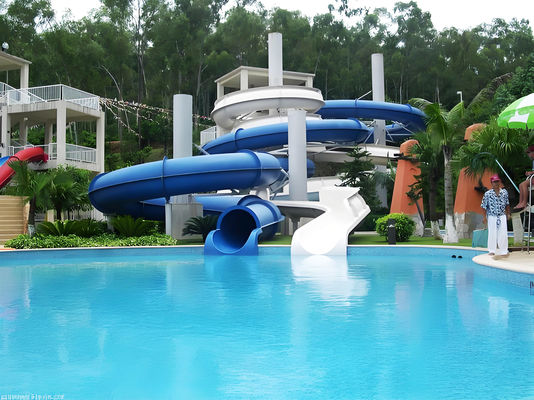 Venda Imperdível Escorregador de Fibra de Vidro Parque Aquático Piscina Equipamento de Máquina de Diversão Fabricante de Escorregador Aquático