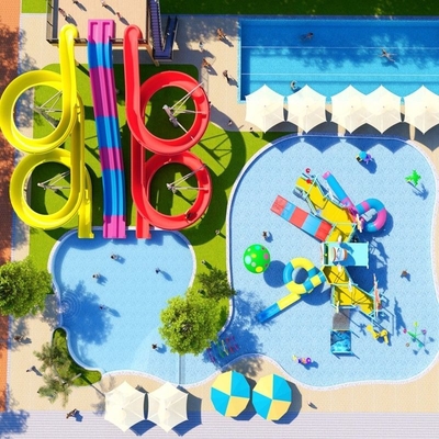 Bom preço. Customized Aqua Park Commercial Outdoor Water Feature Equipment Kids Pool Play Equipment Water Park Slides For Sale on-line